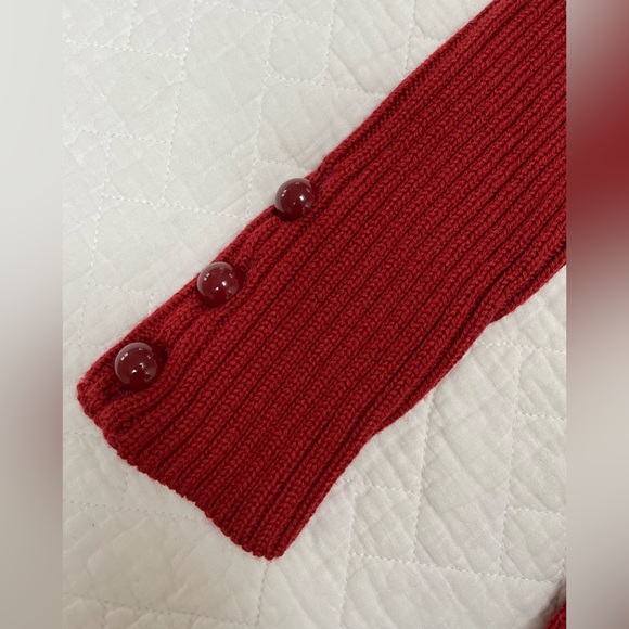 Sessun Bowen Turtleneck Sweater, Red - size S - Picture 5 of 6